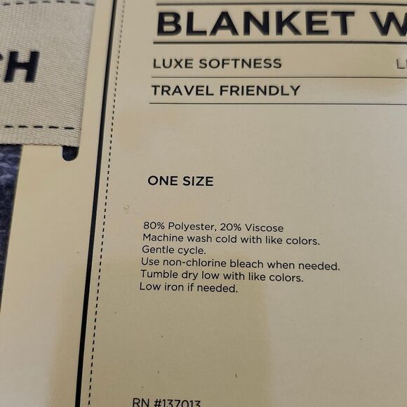 Woolrich New cozy  blanket wrap Leopard print - Picture 5 of 5